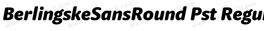 BerlingskeSansRound Pst Regular字体转换